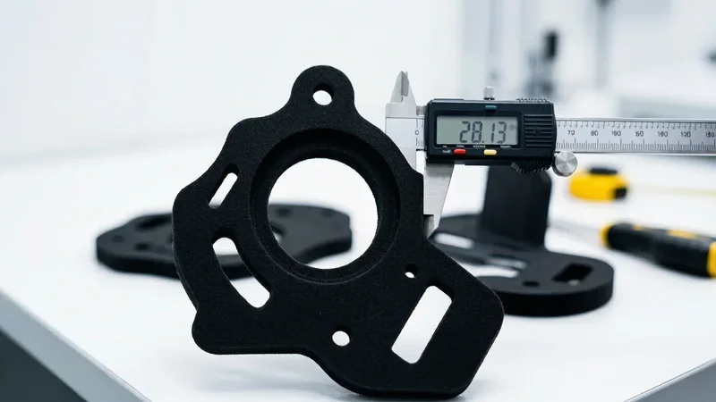 Material behavior model used to set precision die-cutting tolerances